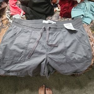 Grey cargo shorts